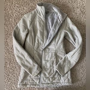 The north face quilted fleece jacket